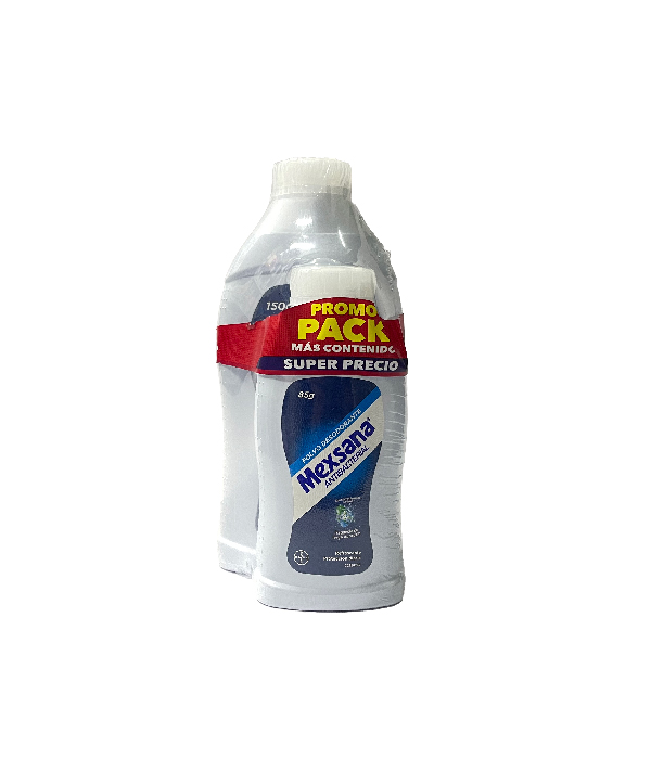 TALCO MEXANA ANTIBACTERIAL FRASCO X 150 GR + MEXANA ANTIBACTERIAL FRASCO X 85 GR